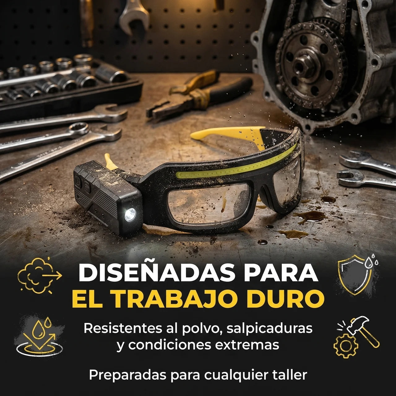 LumaSight™-Gafas con luz integrada